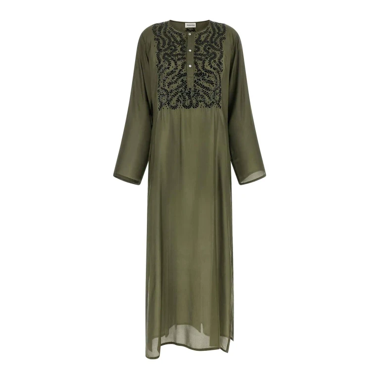 P. A.R. O.S. H. Robe Au Genou - Vert