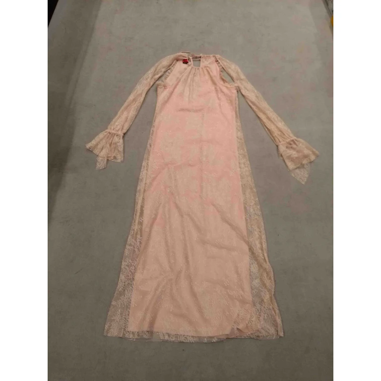 Pinko Bananito Abito Pizzo Con Spalline Pink & Purple Nylon Dress - Women