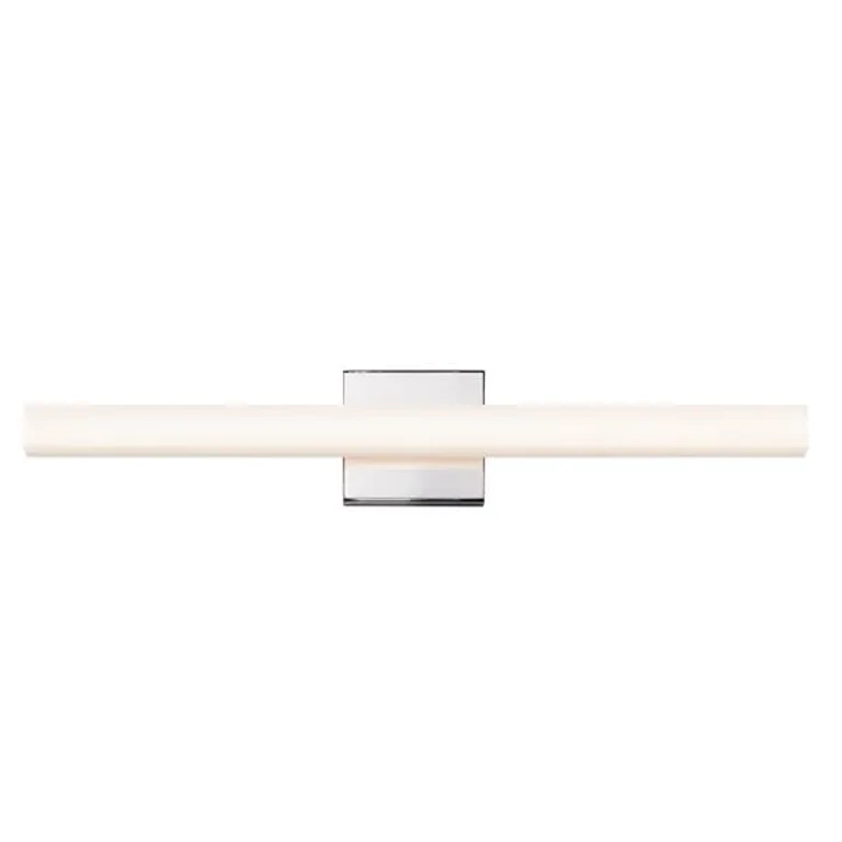 SQ-Bar 24" LED Bathroom Vanity Light in Polished Chrome