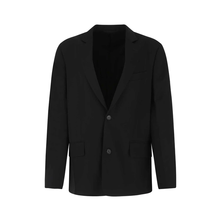 Balenciaga Black Viscose Blazer 1000 T F Cupro Fp Cotton Giacche E Gilet - Women