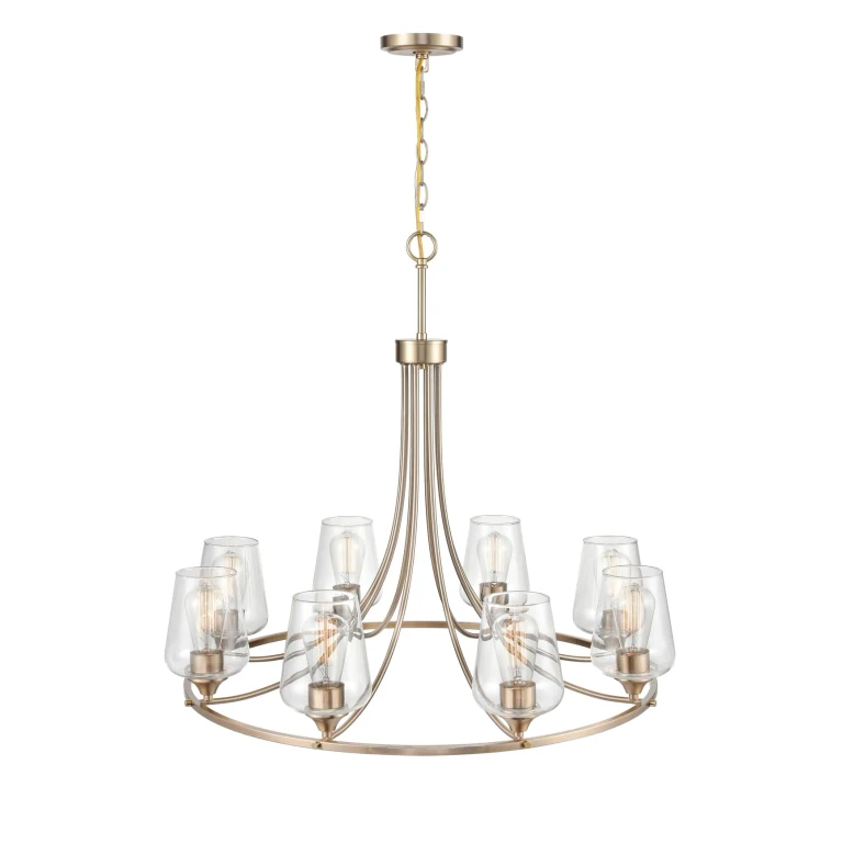 Millennium Ashford 8-Light Chandelier in Modern Gold