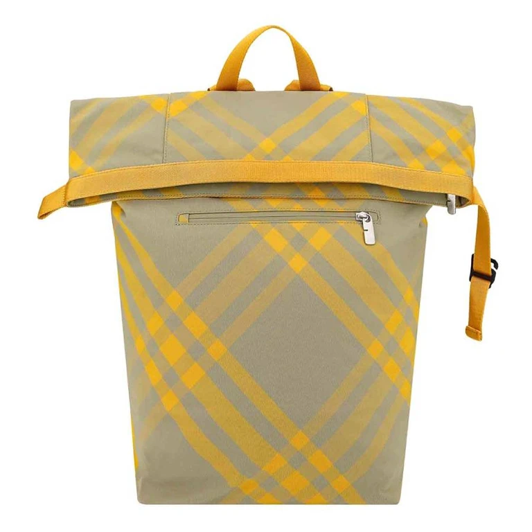 Burberry Signature Check Roll Backpack