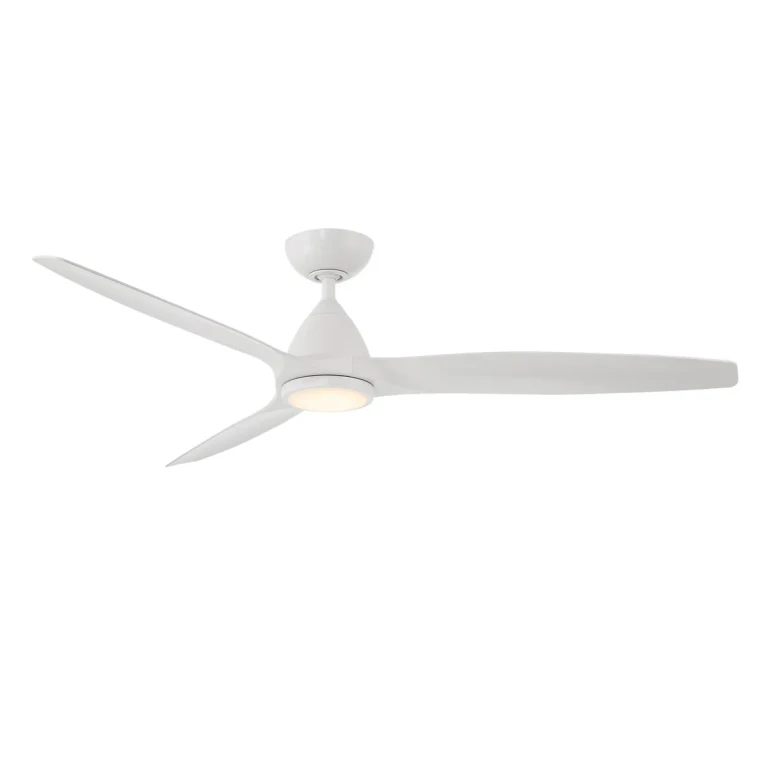 Matte White 62" Ceiling Fan from the Skylark Collection