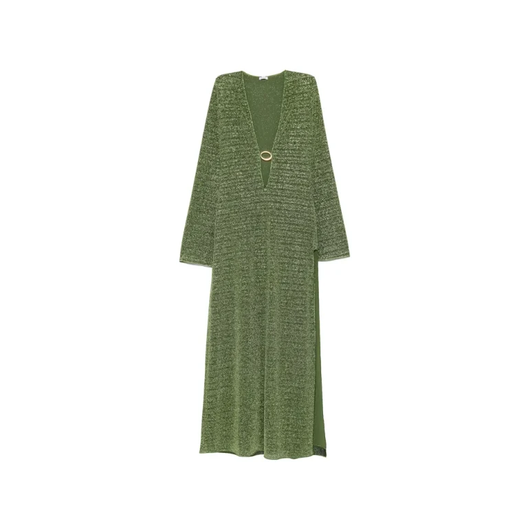Oséree V-neck Ring Maxi Dress