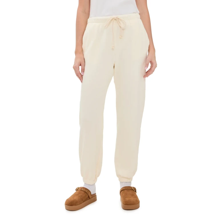 DONNI. The Eco Terry Sweatpants Creme XL
