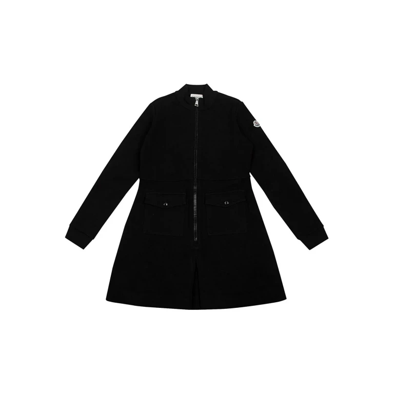 Moncler Robe Au Genou - Noir