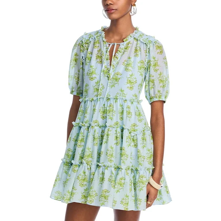 Cinq a Sept Papyrus Floral Madara Dress