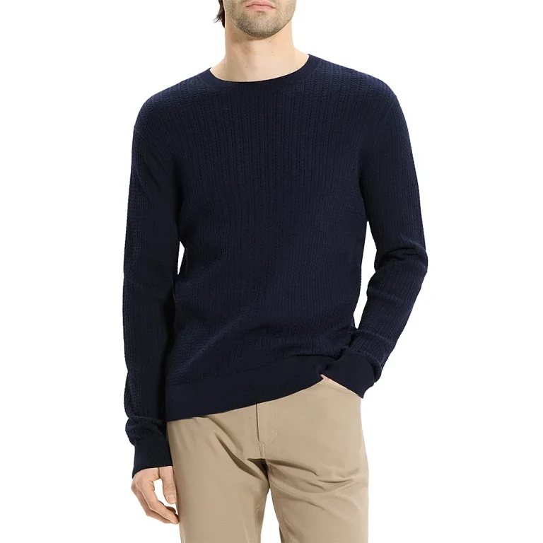 Theory Riland Cable Knit Sweater