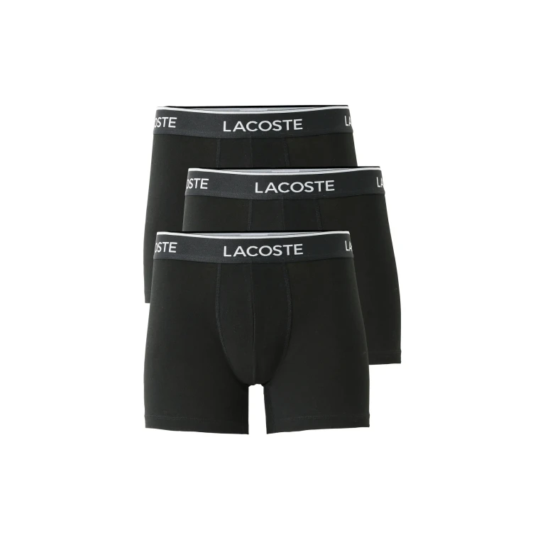 Lacoste Cotton Stretch Jersey Boxer Briefs 3 Pack Multi M