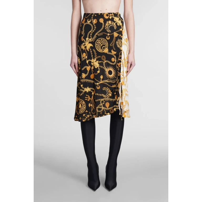 Jupe Marine Serre en viscose noire