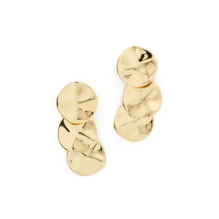 Lele Sadoughi Socialite Statement Earrings Gold One Size