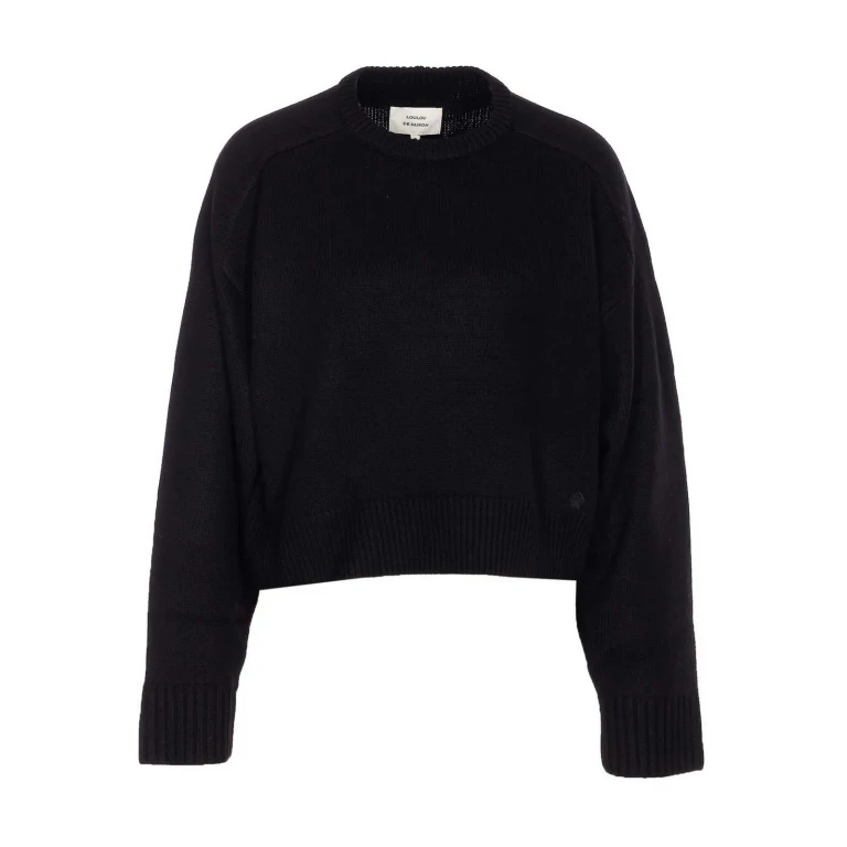 Loulou Studio Pull Col Rond - Noir