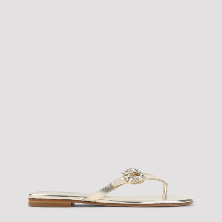 ROGER VIVIER - Roger Vivier Strass B Flip Flops