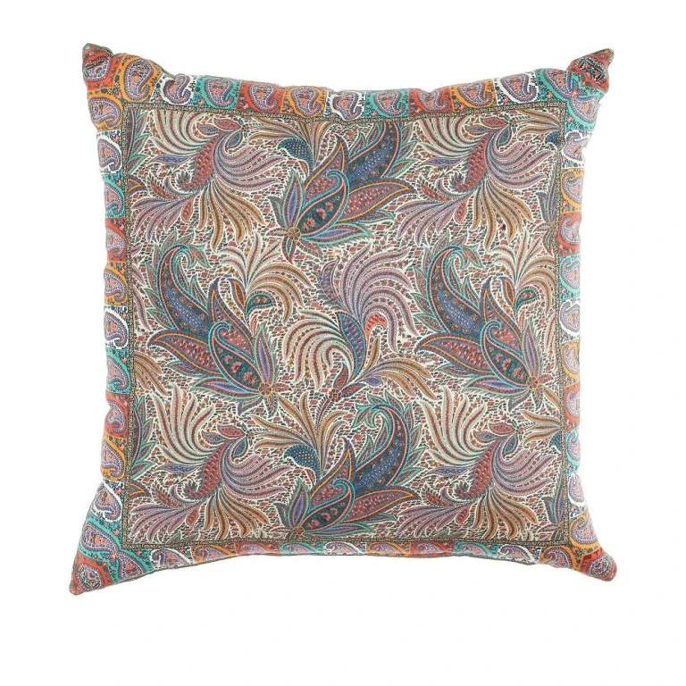 ETRO Paisley print satin cushion Woman One Size