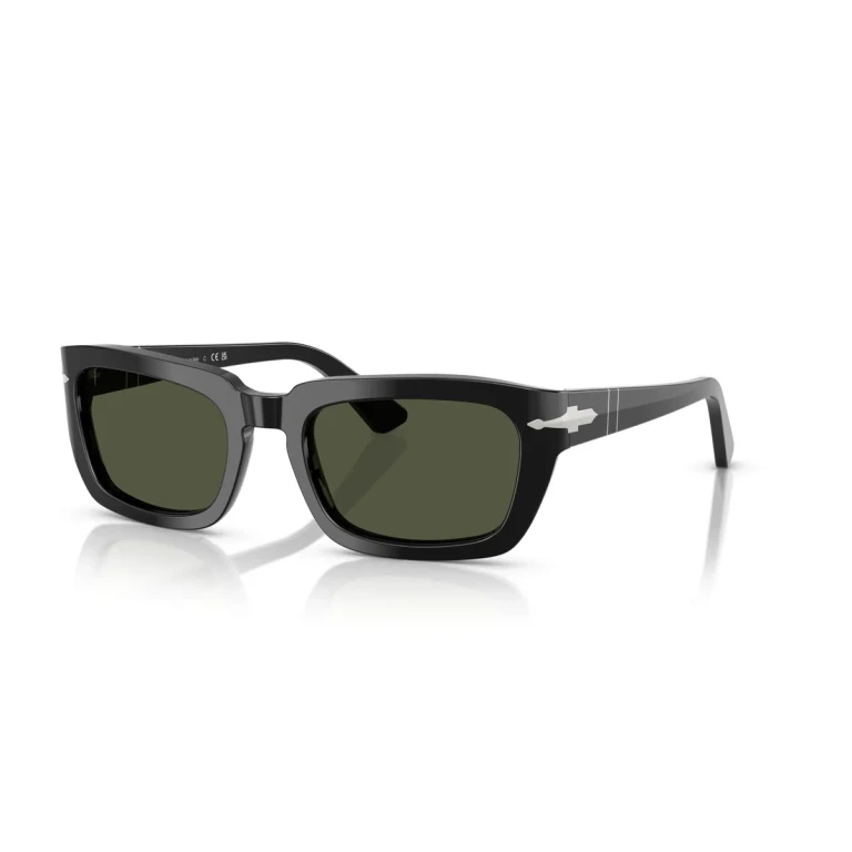 Persol Green Rectangular Unisex Sunglasses PO3367S 95/31 54