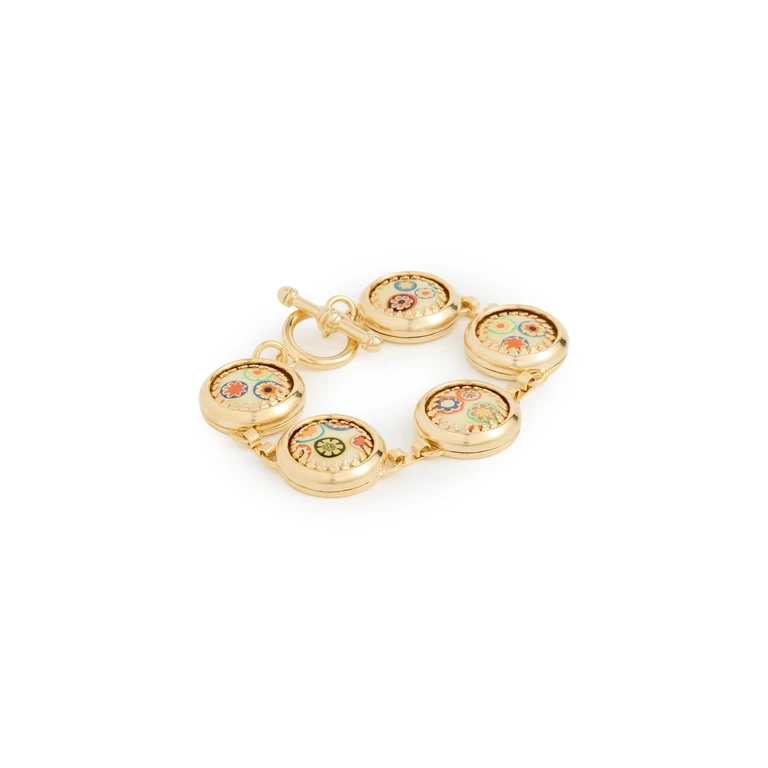 Brinker + Eliza Twiggy Bubble Bracelet Multi One Size