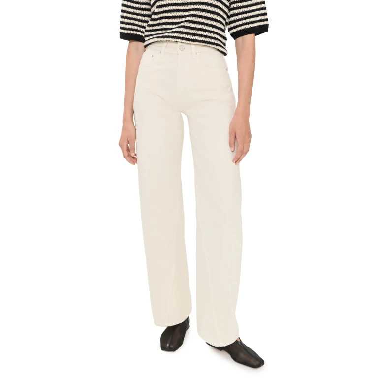ANINE BING Brie Jeans Cream 25