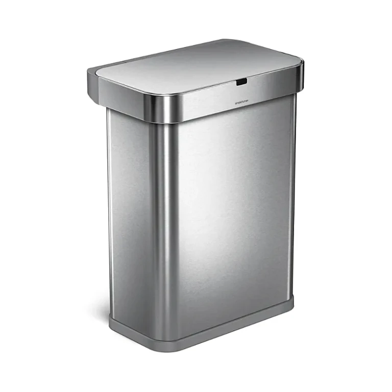 58 Liter Sensor Trash Can with Liner Pocket