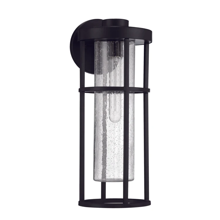 Midnight One Light Outdoor Wall Mount from the Encompass Collection