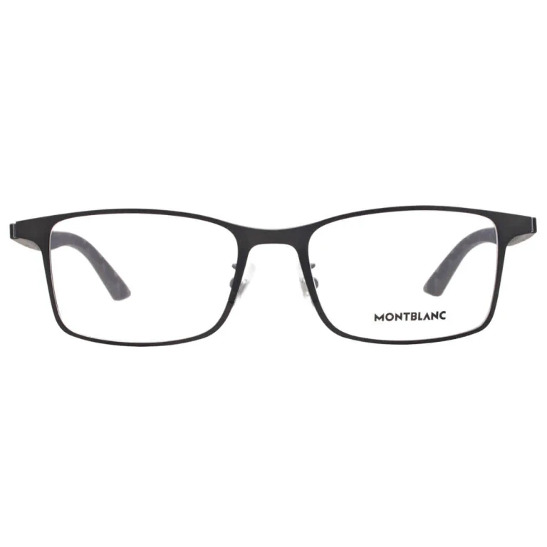 Montblanc Demo Rectangular Mens Eyeglasses MB0361O 008 56
