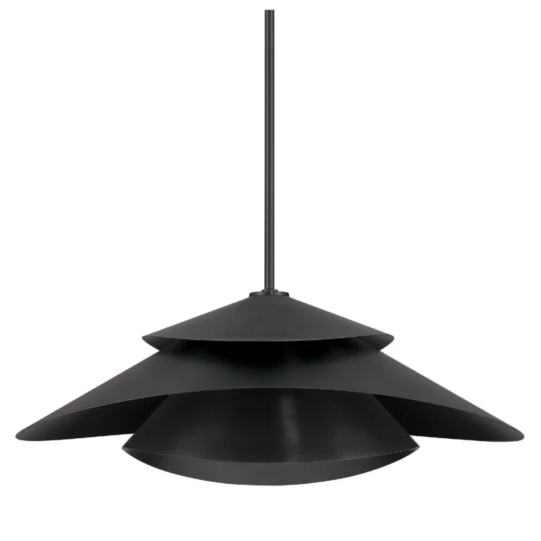 Matte Black Pendant from the Hiro Collection