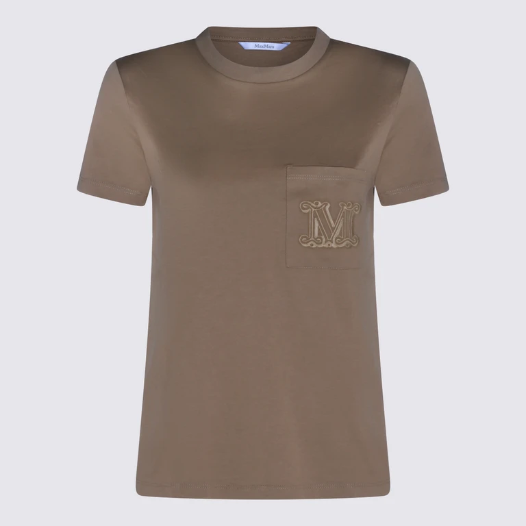 Max Mara T-shirts and Polos Beige _100 % Co - Women