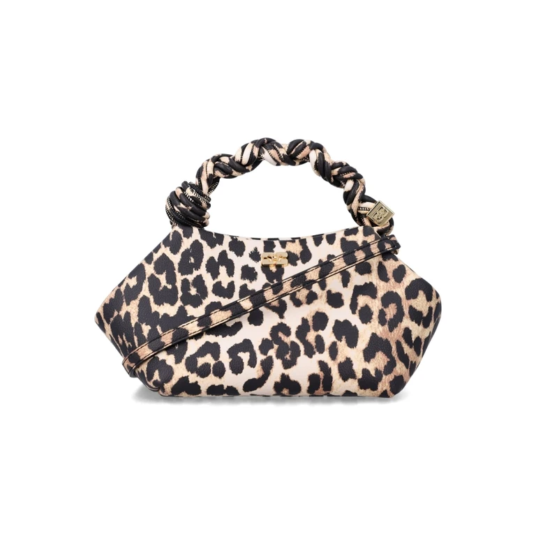 Ganni Leopard Small Bou Bag
