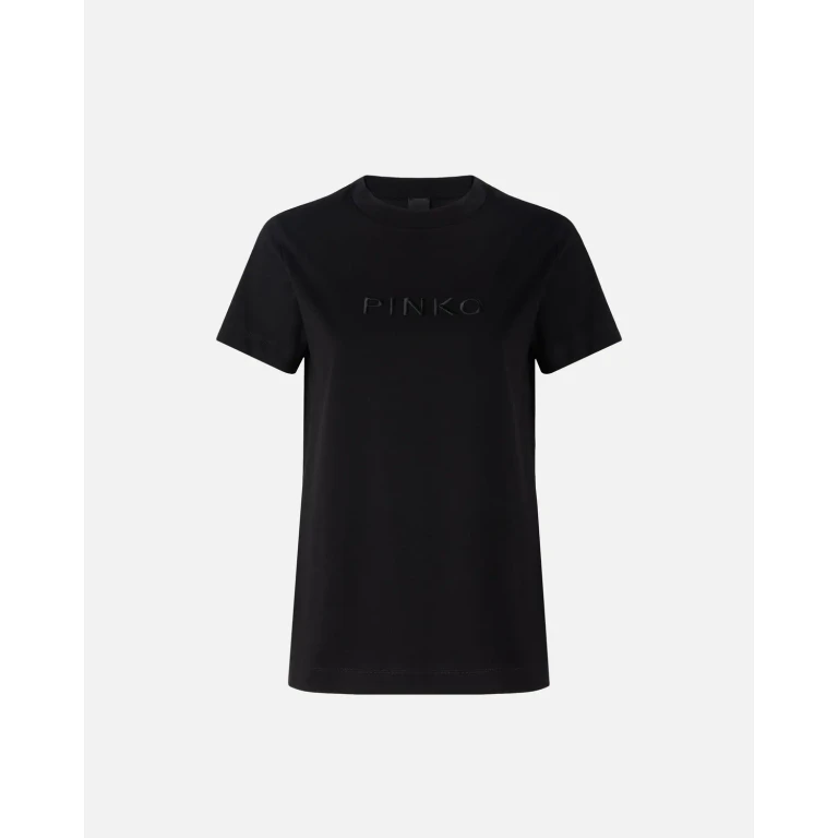 Pinko - T-shirt à logo PINKO brodé - XS