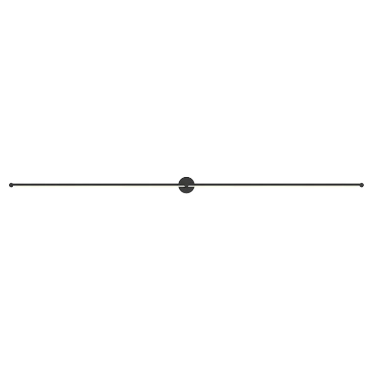 Satin Black LED Wall Bar from the Purolinear 360 Collection