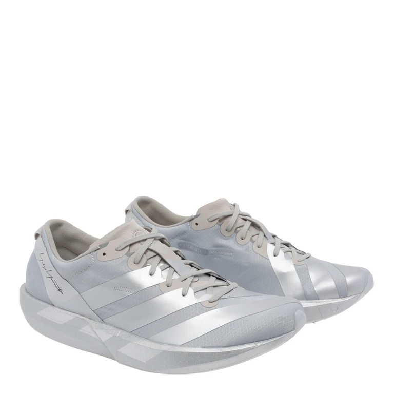 Y-3 Sneakers Silver Fabric/rubber Sole - Men