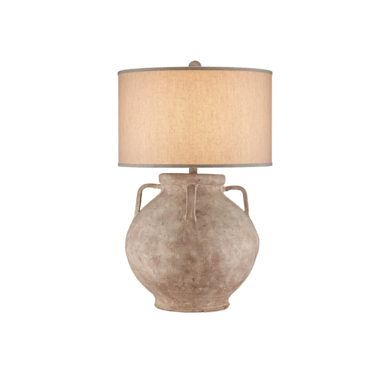 Brownish Gray Table Lamp from the Pompeii Collection
