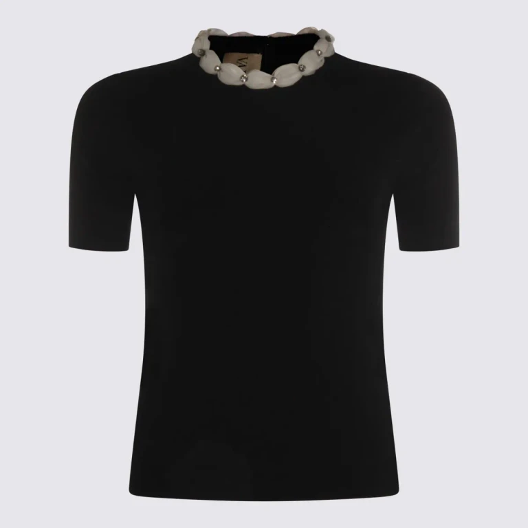 Valentino Black Wool Knitwear