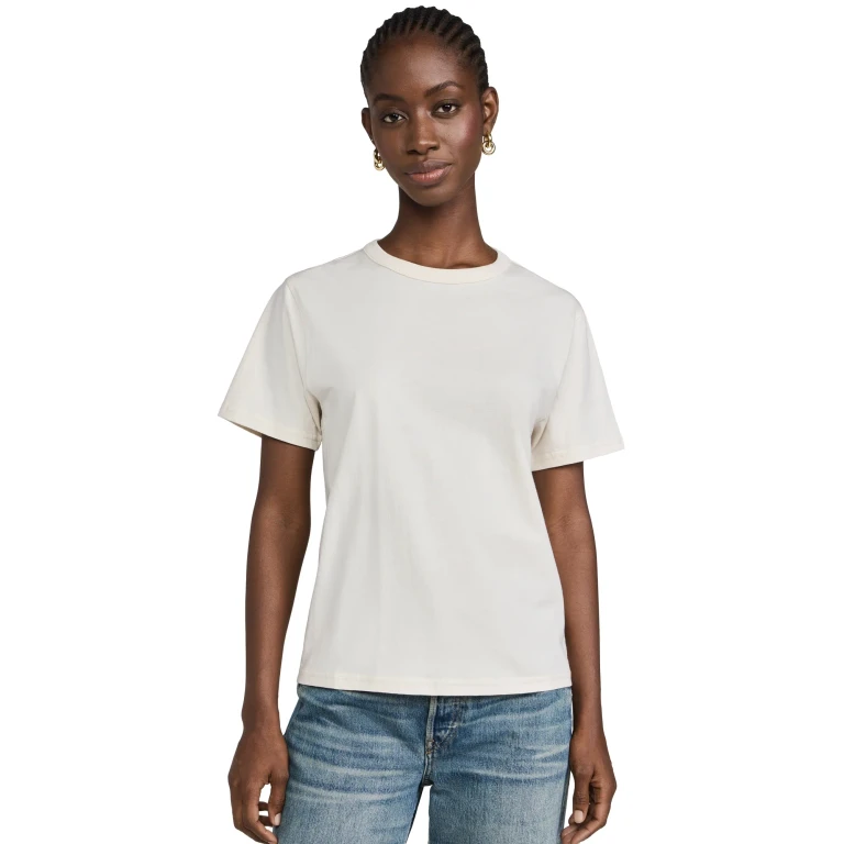 Sold Out NYC The Iconically Soft Perfect Tee in Cream Cream M