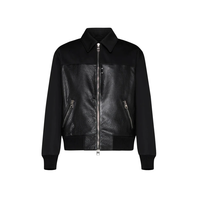 Alexander McQueen Black Leather Jacket