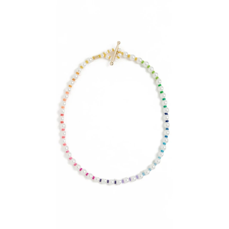 Elsie Frieda Pearl Play Necklace Tutti Frutti One Size