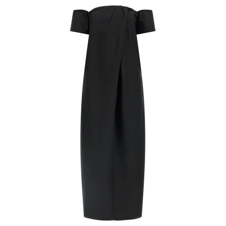 Magda Butrym Robe Au Genou - Noir