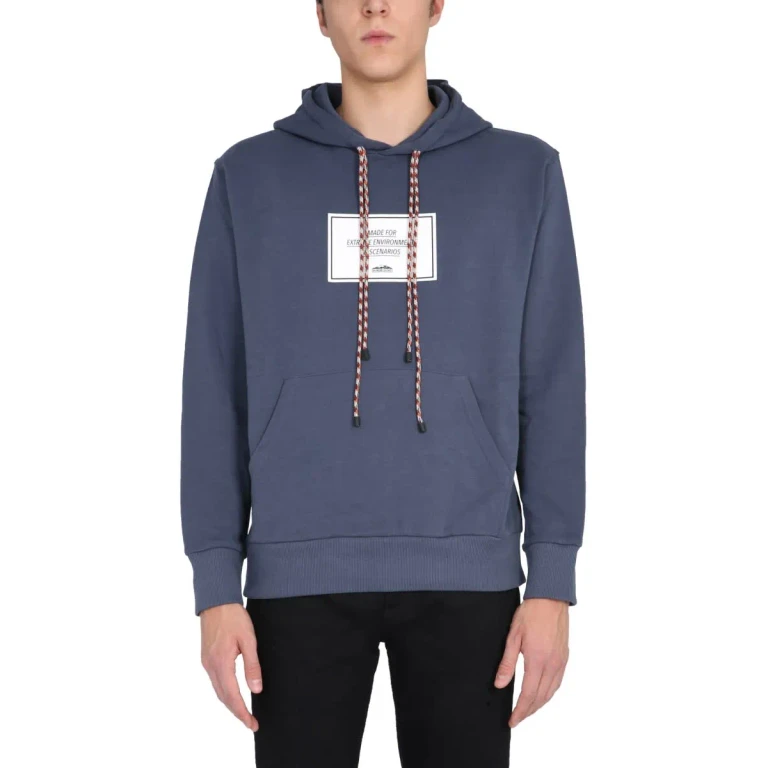 모스키노 로고 집업 후디