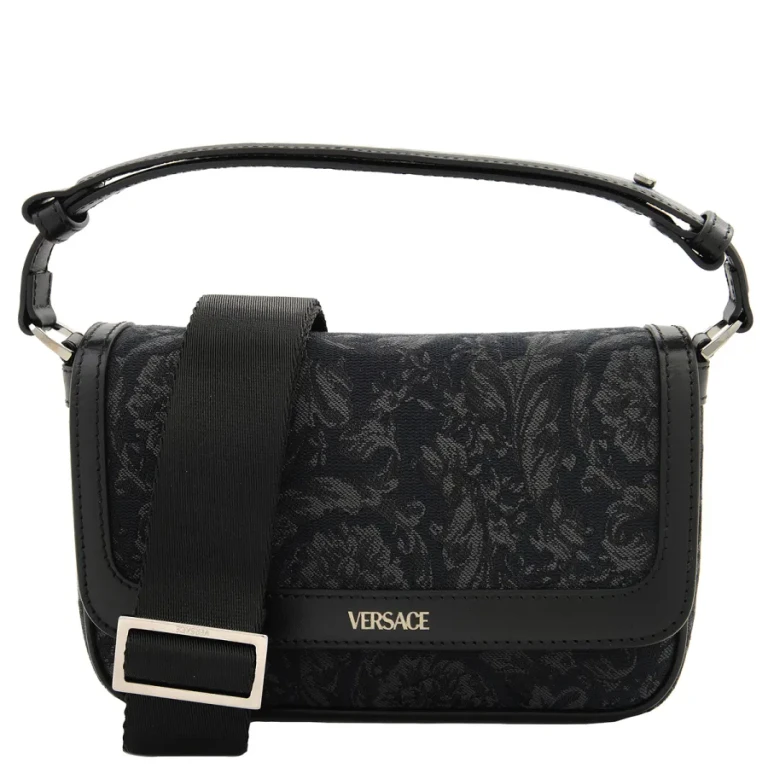Versace Barocco-Jacquard Crossbody Bag