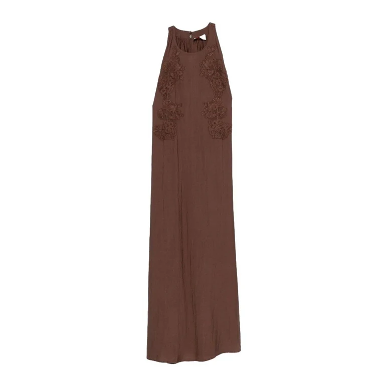 Ermanno Firenze Maxi Robe - Marron