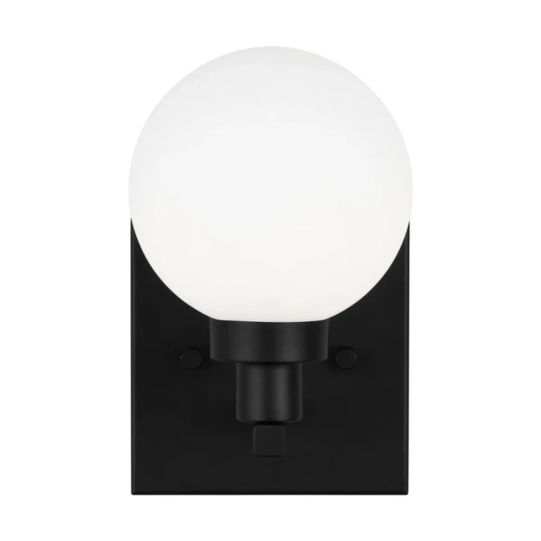 Clybourn 1-Light Bathroom Vanity Light in Midnight Black
