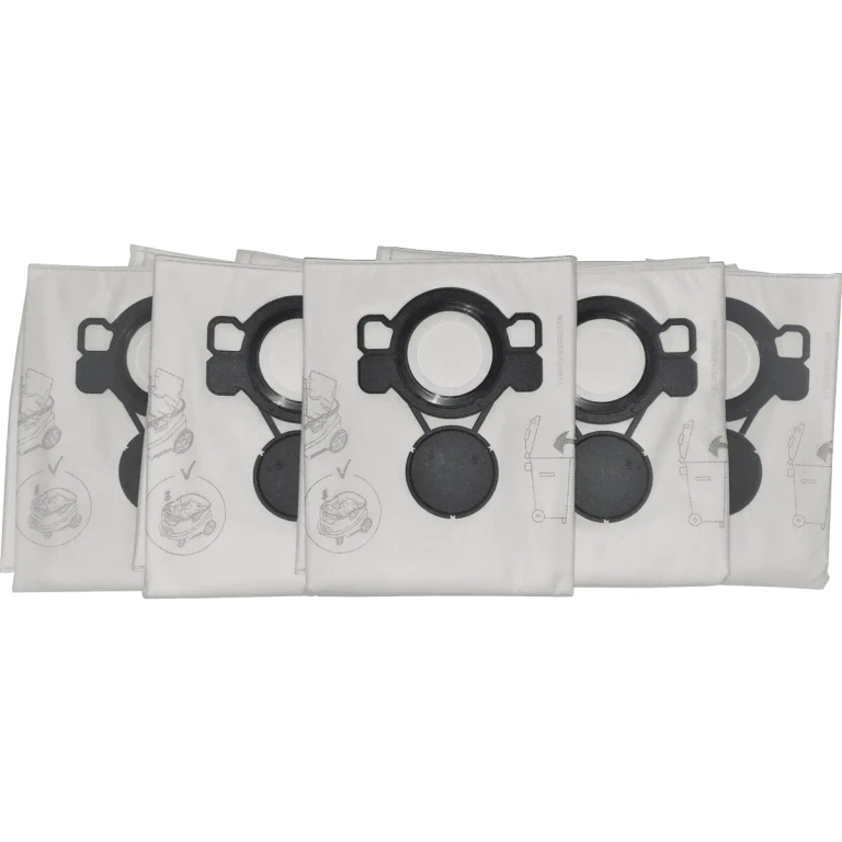 Nilfisk Attix 33/44/VHS40 Fleece Filter Bags 5-Pack