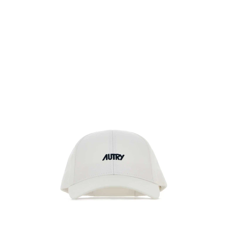 Autry White Cotton Baseball Cap Baseballwhite Exterior: Cappelli E Fasce Per Capelli - Women