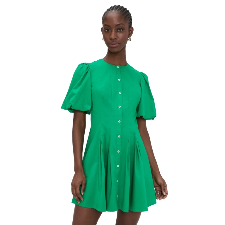 Shoshanna Angie Dress Spring Green 10