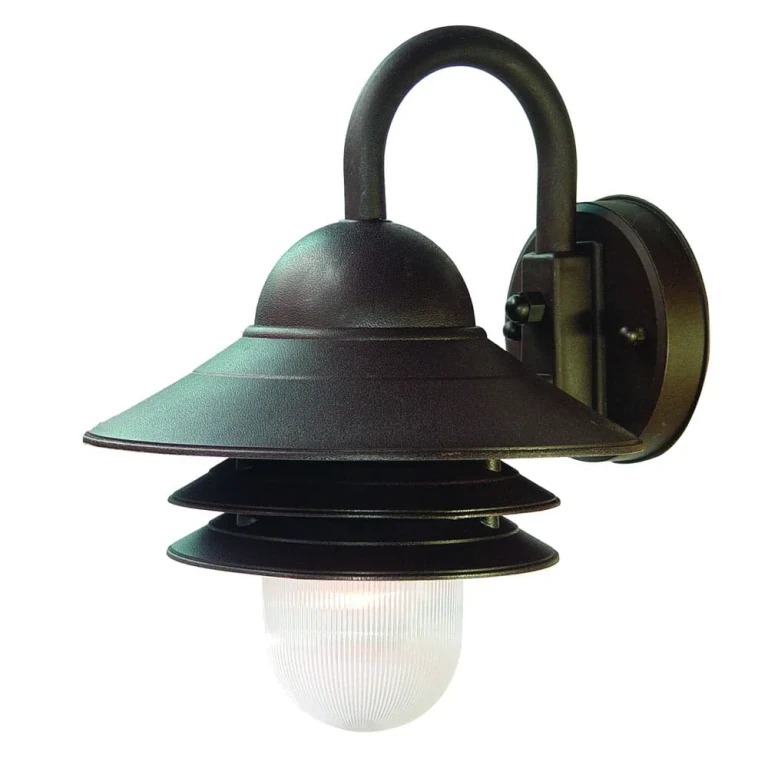 Architectural Bronze One Light Wall Sconce from the Mariner Collection