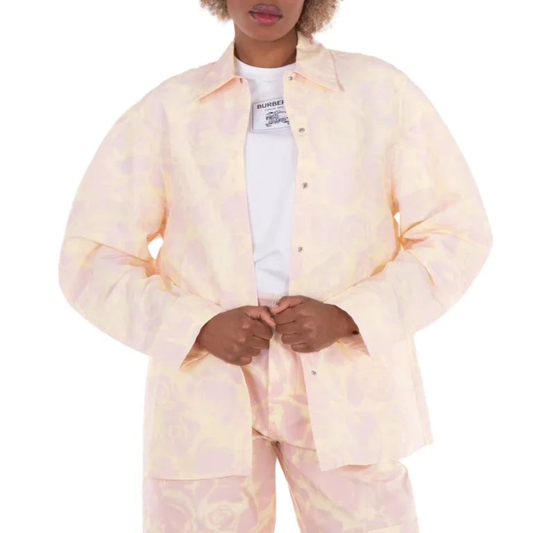 Burberry Taffeta Shirt With Floral Print