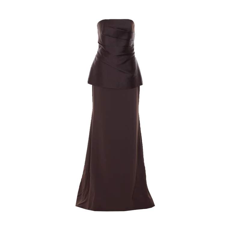 Solace London Dresses Brown Polyester - Women