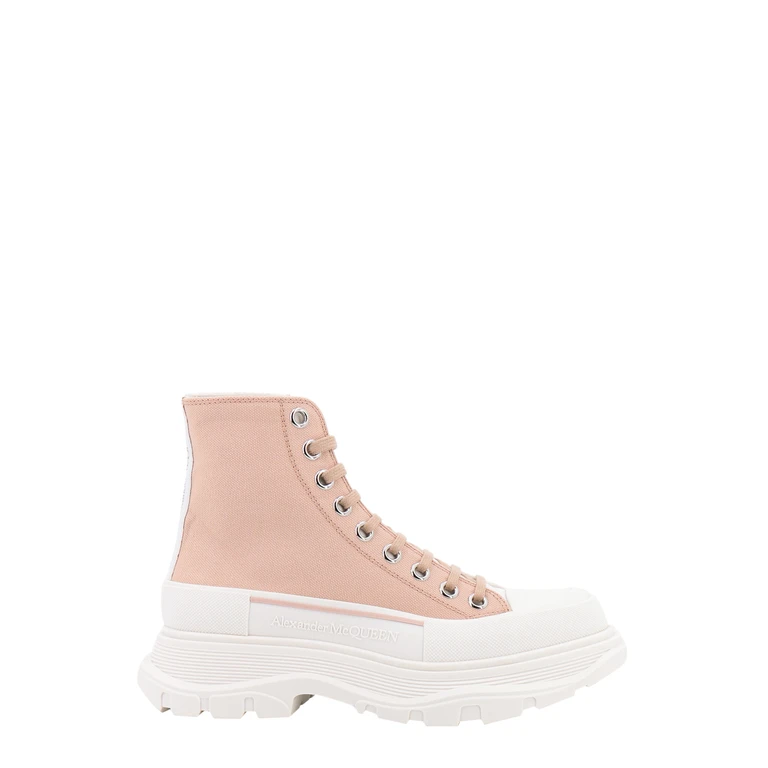 Alexander McQueen Sneakers Beige Canvas - Women