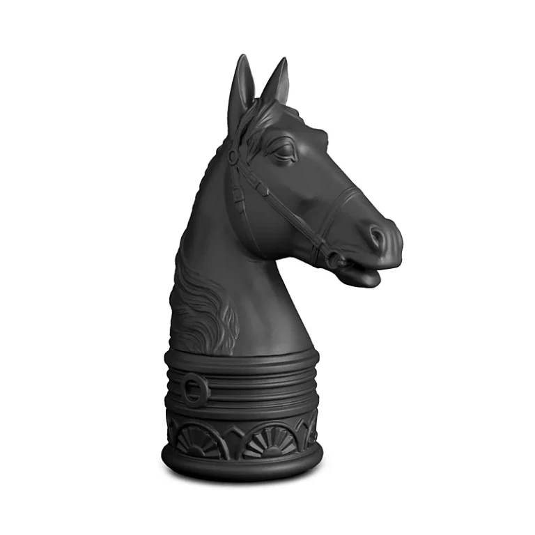 L'Objet Horse Bookend in Black