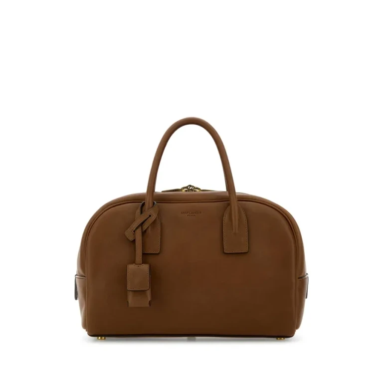 Saint Laurent Caramel Leather Handbag