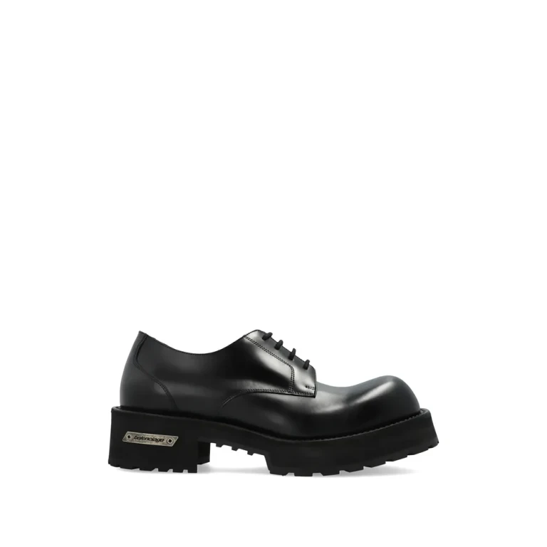 Balenciaga Lace-up Calf Leather Sneakers
